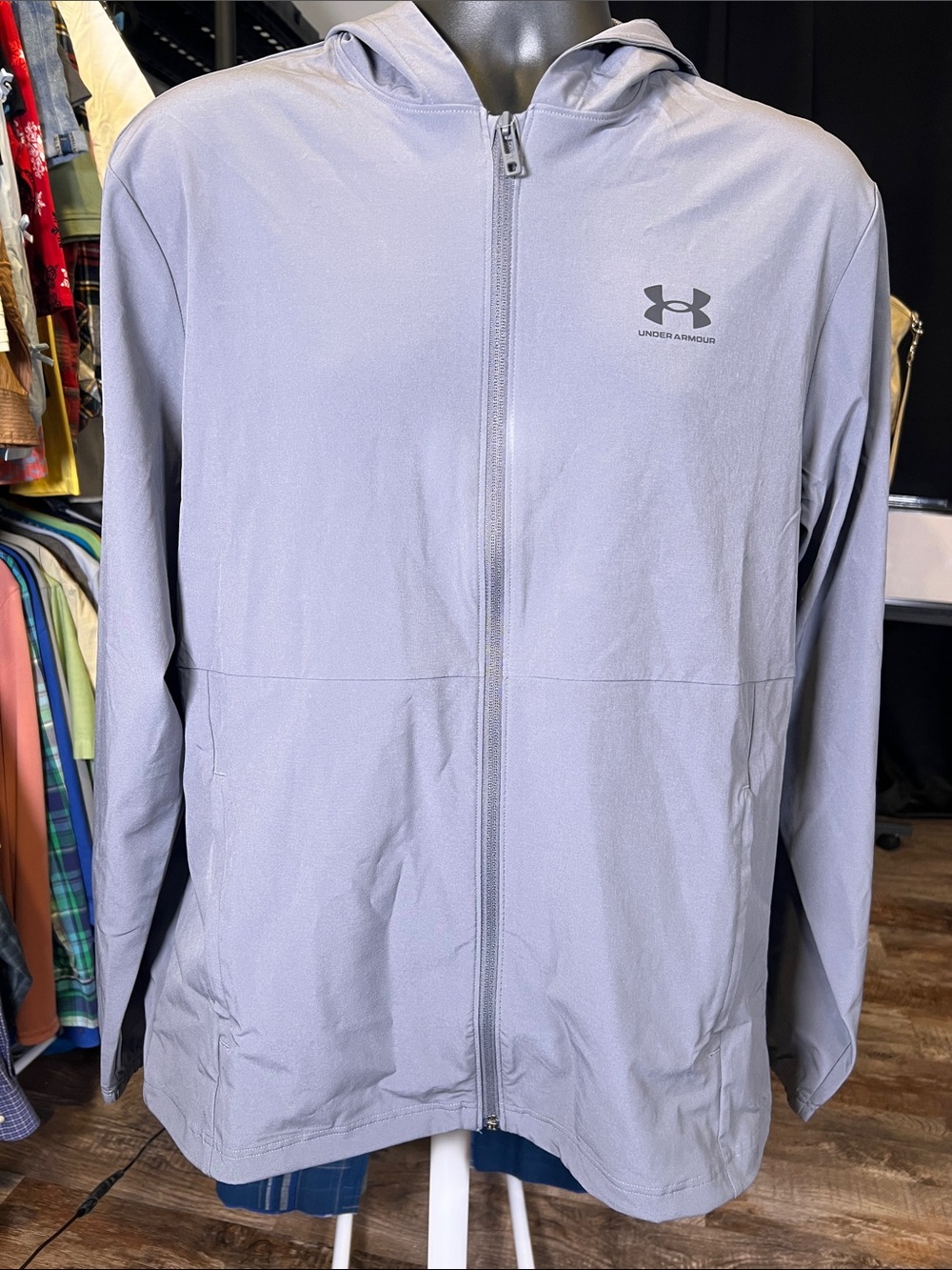 Under Armour Men's Light Lavender Hooded Zip Jacket
